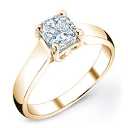 Cushion Cut Solitaire Engagement Ring - Diamond Love Inc.