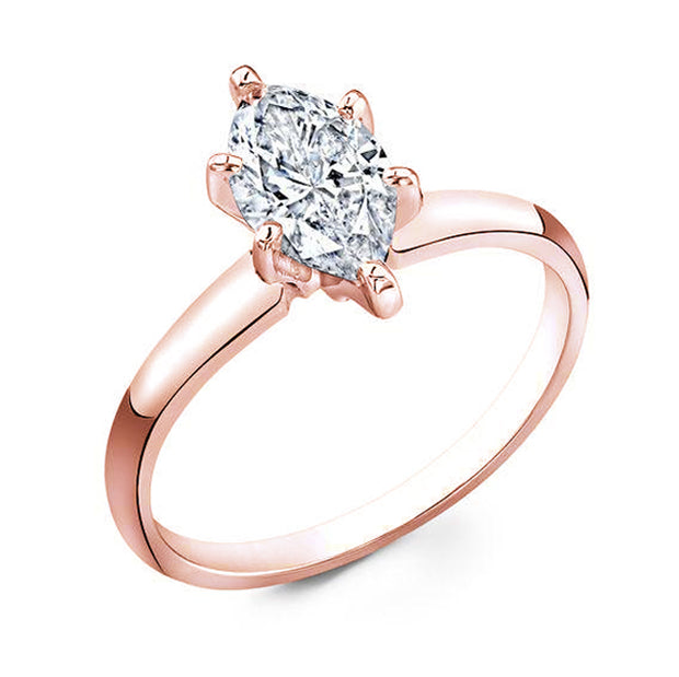Marquise Cut Solitaire Engagement Ring - Diamond Love Inc.