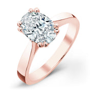 Oval Cut Solitaire Engagement Ring - Diamond Love Inc.