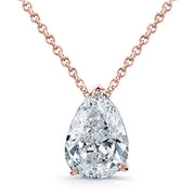 Pear Shaped Diamond Pendant - Diamond Love Inc.