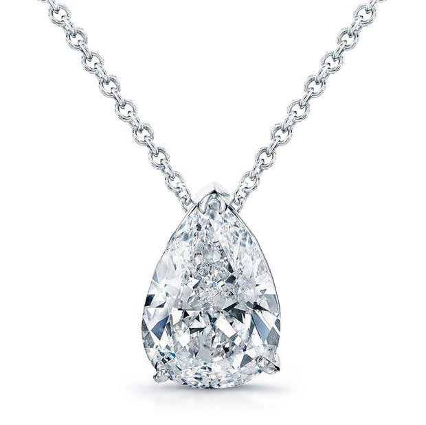 Pear Shaped Diamond Pendant - Diamond Love Inc.