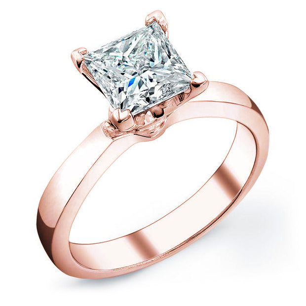 Princess Cut Solitaire Engagement Ring - Diamond Love Inc.