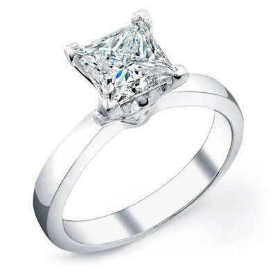 Princess Cut Solitaire Engagement Ring - Diamond Love Inc.