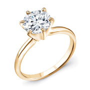 Round Cut Solitaire Engagement Ring - Diamond Love Inc.