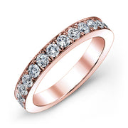 Woman’s Band Pave Setting Diamonds - Diamond Love Inc.